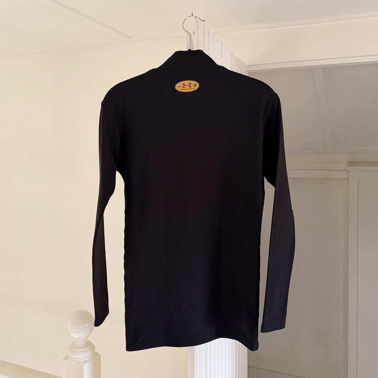 Under Armour Fitted Long Sleeve Mock Shirt Size M