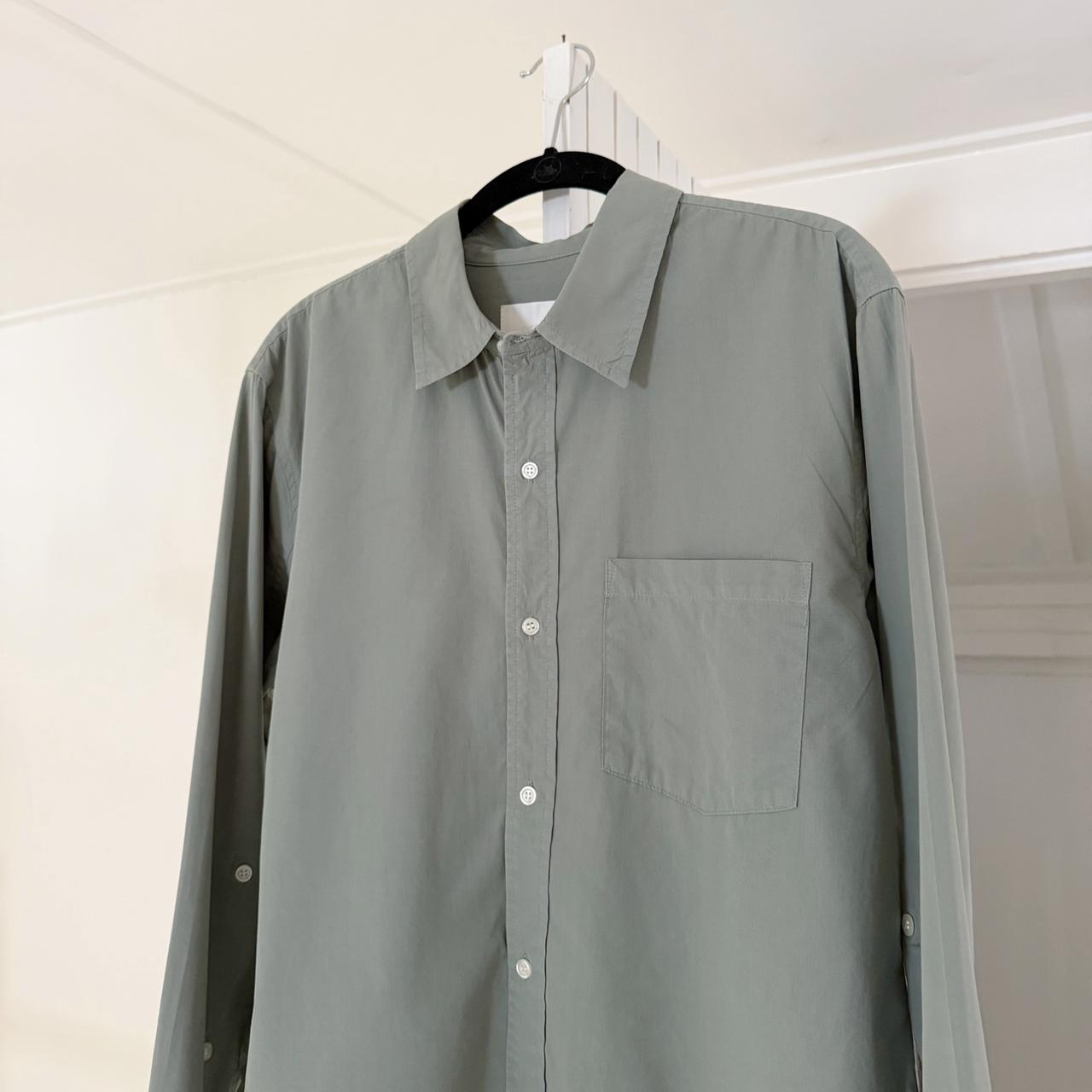 Citizens of Humanity Kayla Shrunken Poplin Button Down Shirt in Nova Size S