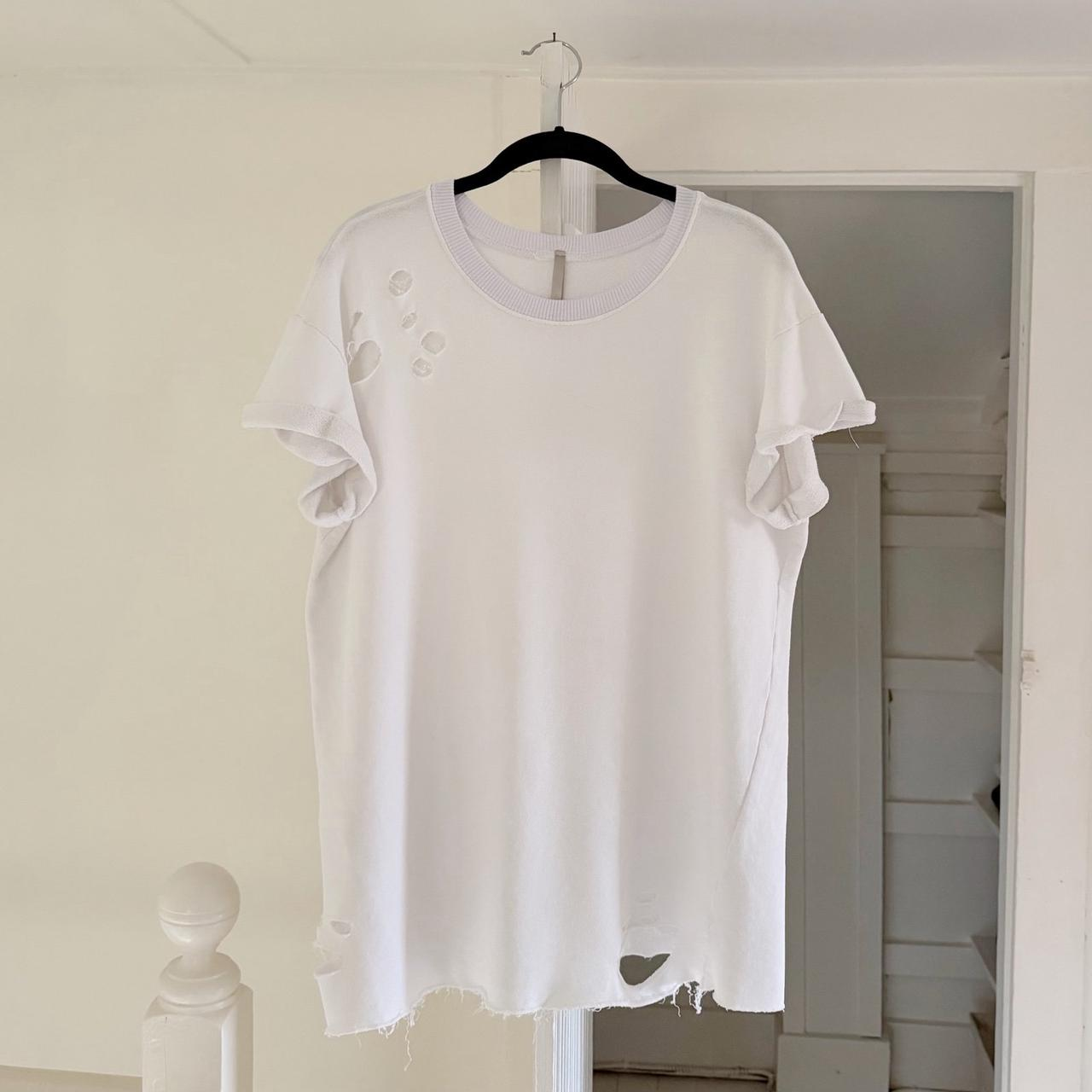 Mono B Distressed Oversized T-Shirt Size M