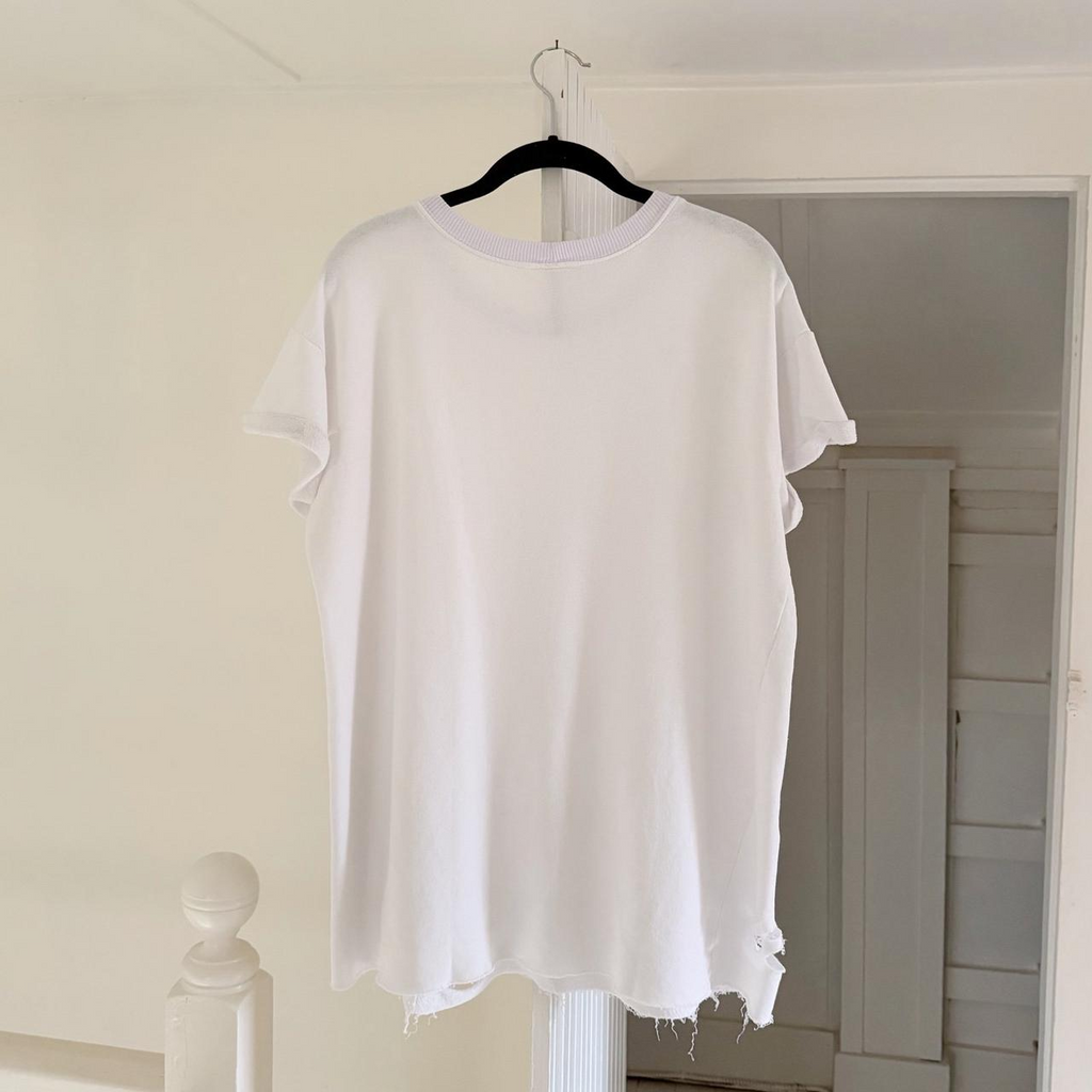 Mono B Distressed Oversized T-Shirt Size M