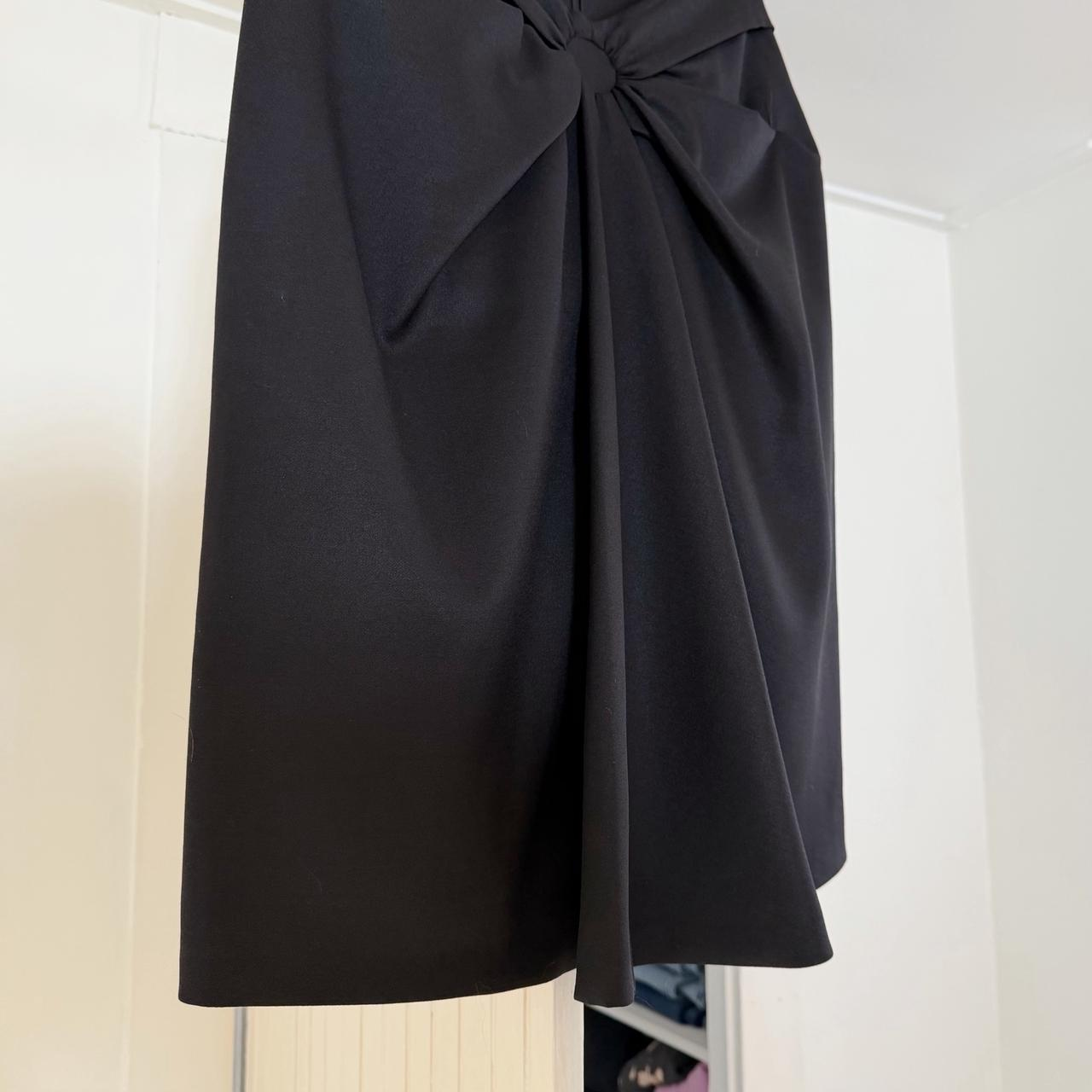 Jean Paul Gaultier Femme Vintage Y2K Wool Silk Pleated Pencil Skirt Size 8