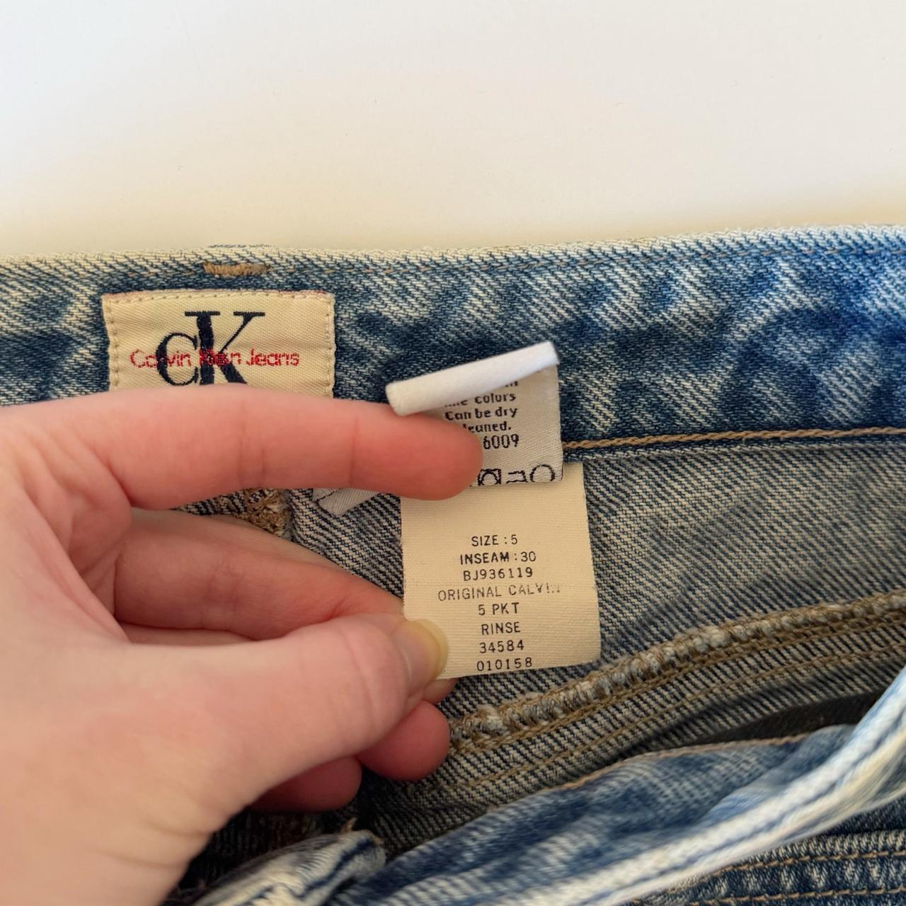 Calvin Klein Vintage 90s Original Calvin Straight Leg Jeans Size 5