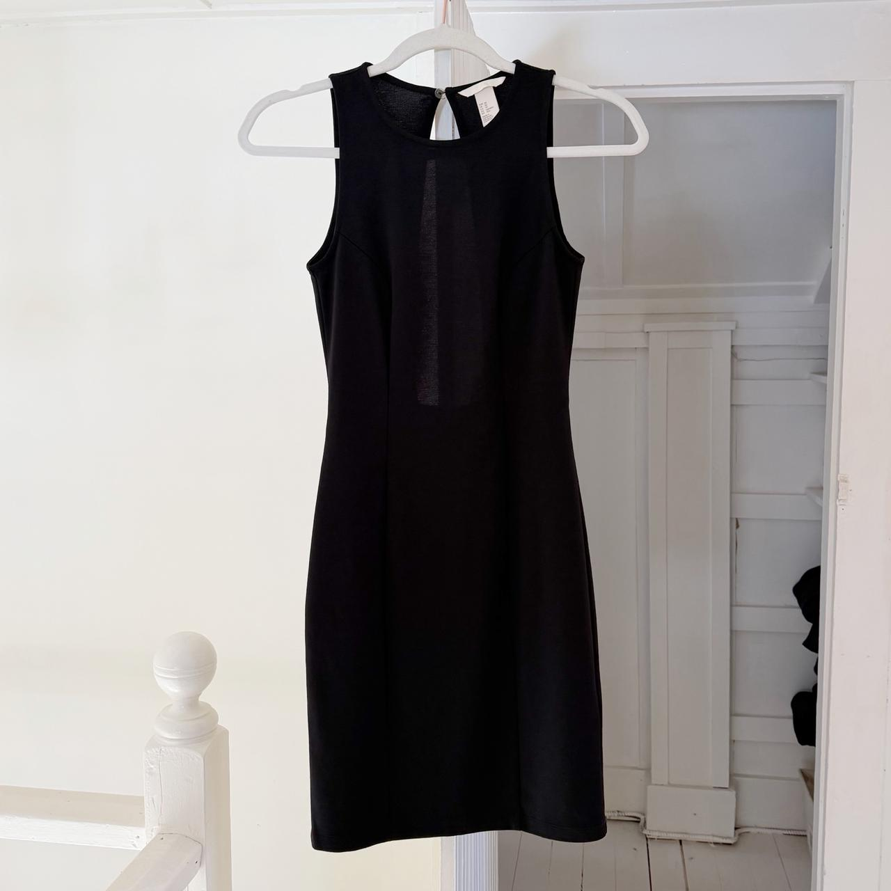 H&M Open Back Mini Pencil Dress Size XS
