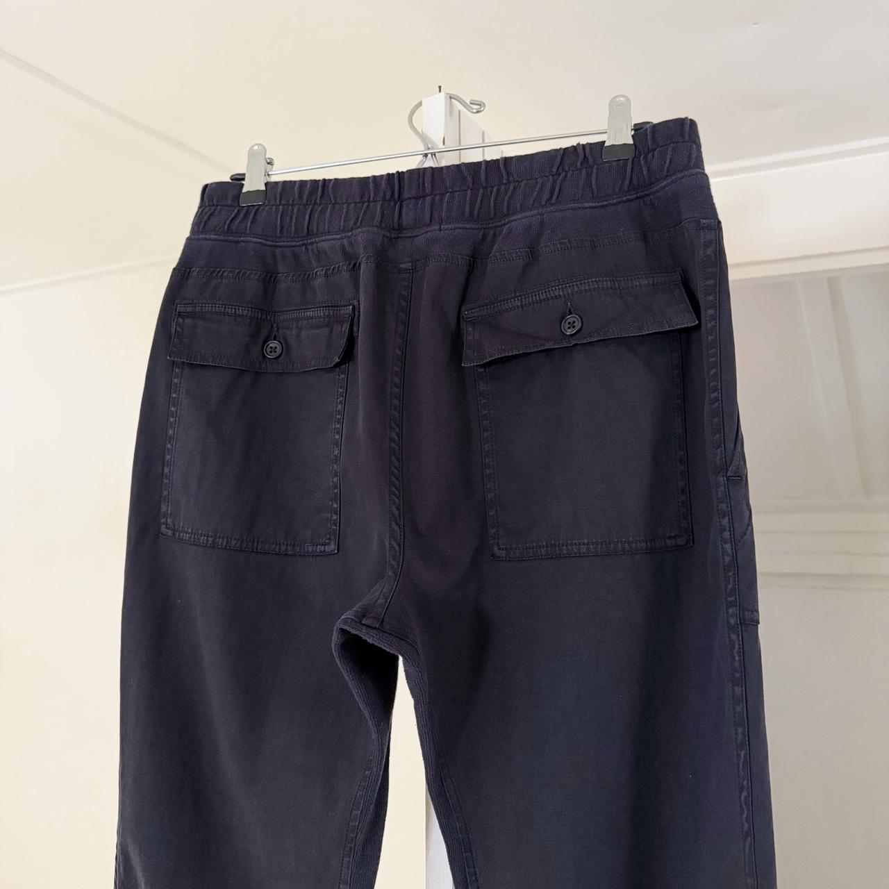 Standard James Perse Mixed Media Pant in French Navy Size 3