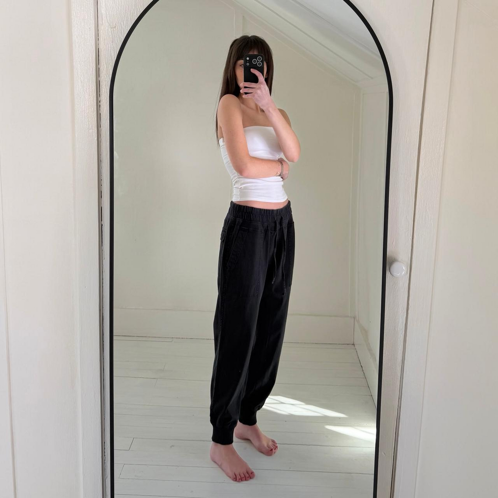 Standard James Perse Mixed Media Pant in French Navy Size 3