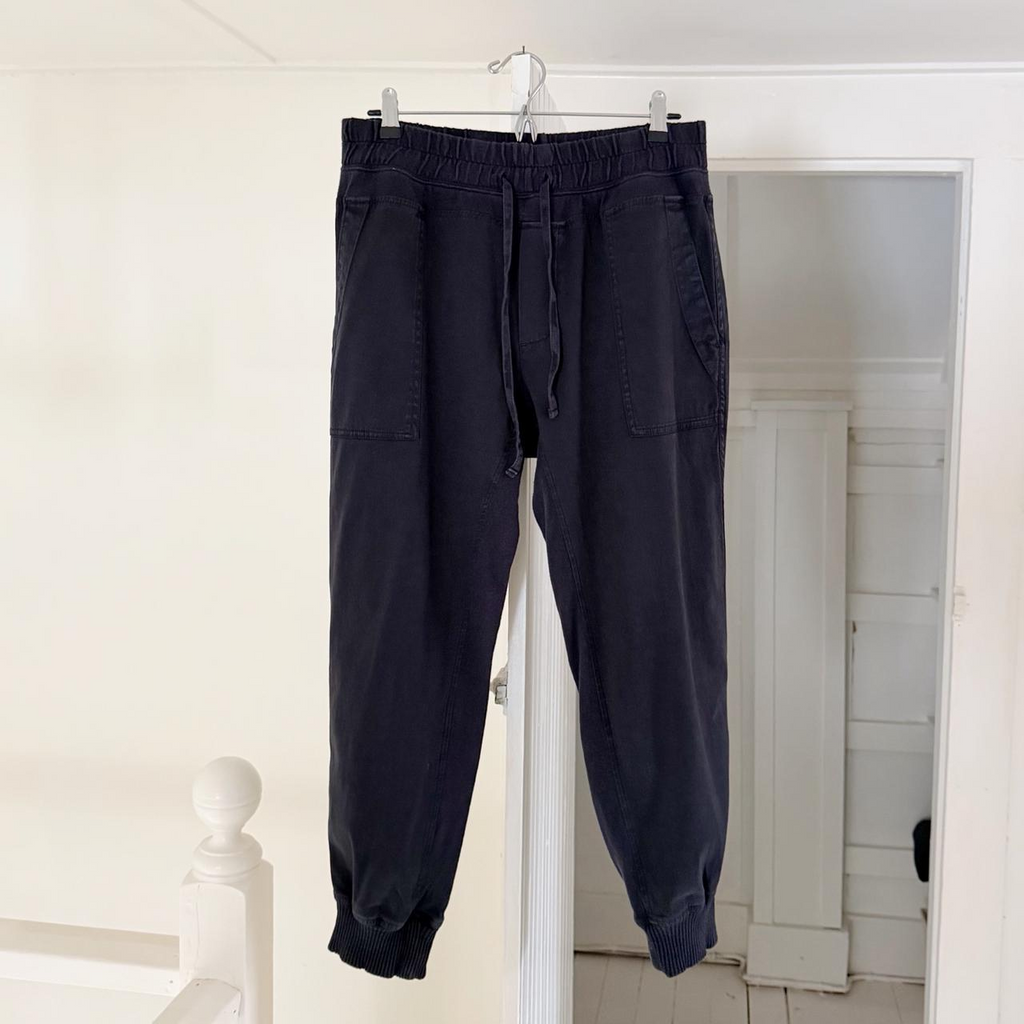 Standard James Perse Mixed Media Pant in French Navy Size 3