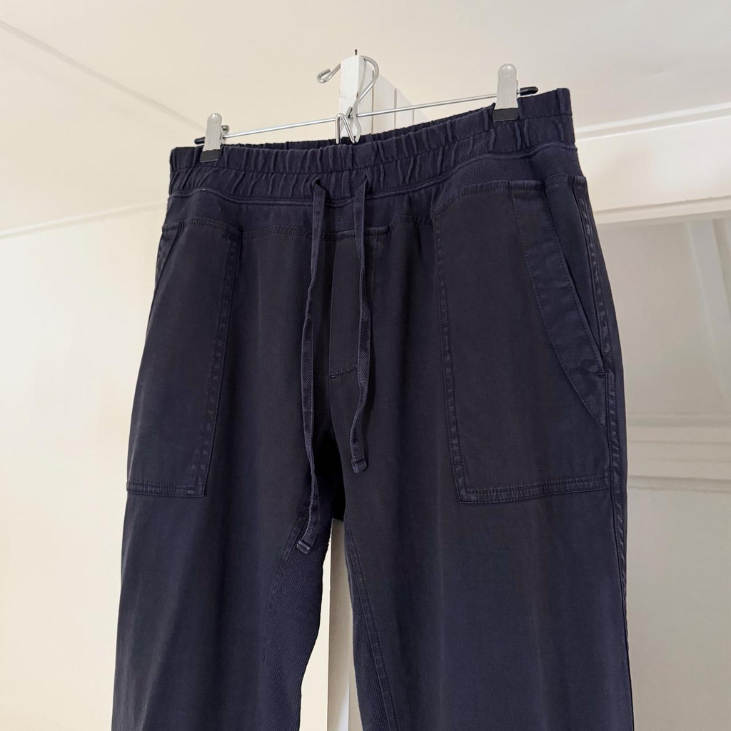 Standard James Perse Mixed Media Pant in French Navy Size 3