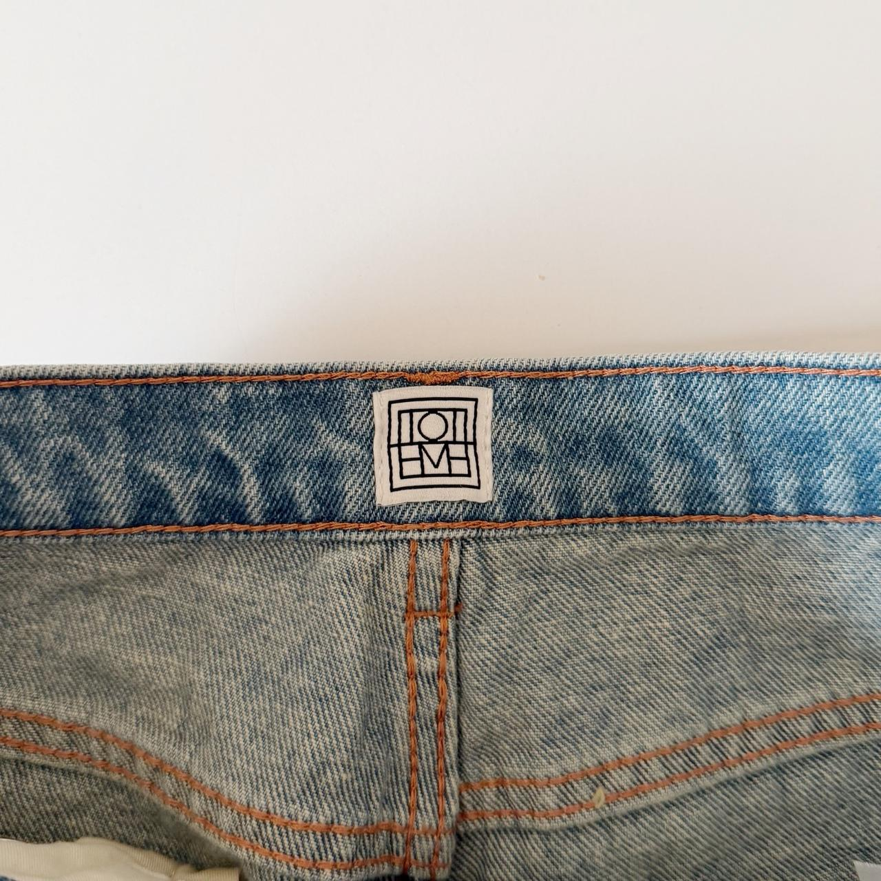 Toteme Original Twisted Seam Denim Straight Leg Jeans Size 24/30