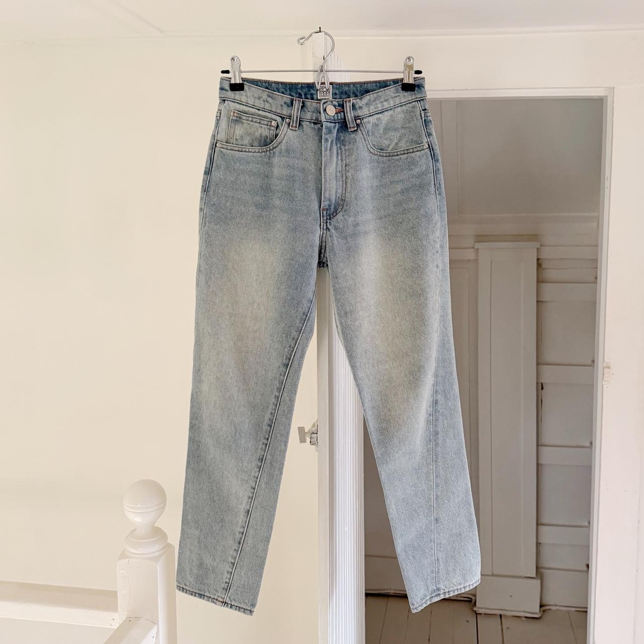 Toteme Original Twisted Seam Denim Straight Leg Jeans Size 24/30