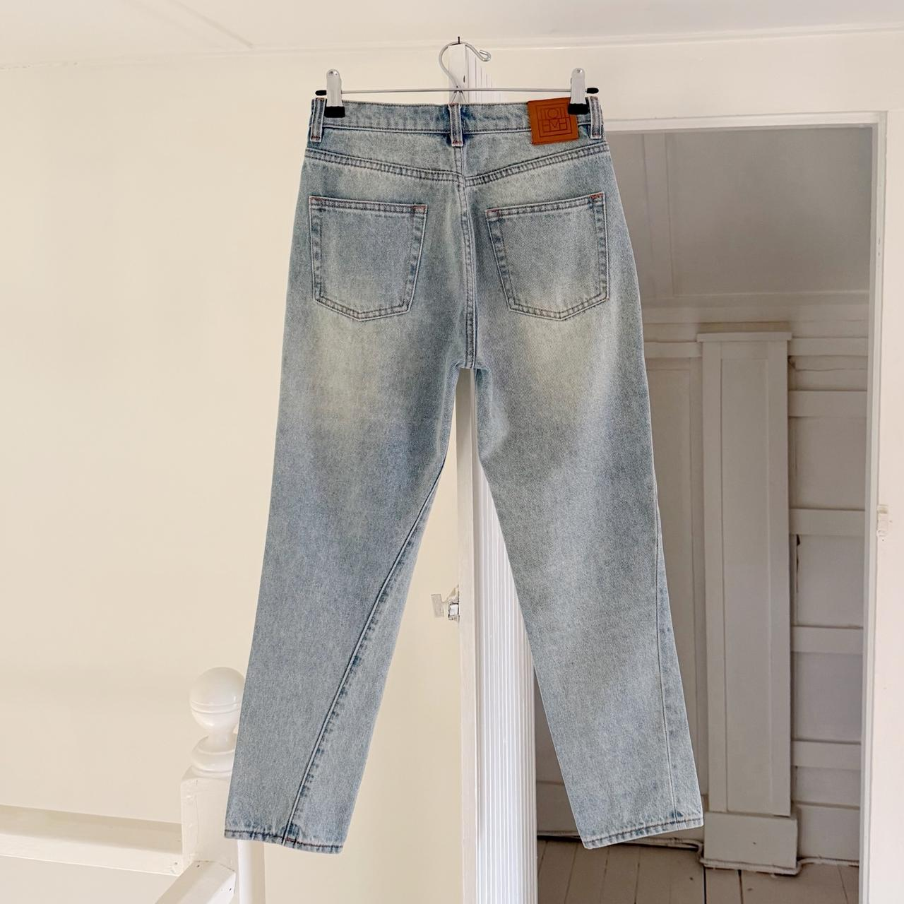 Toteme Original Twisted Seam Denim Straight Leg Jeans Size 24/30