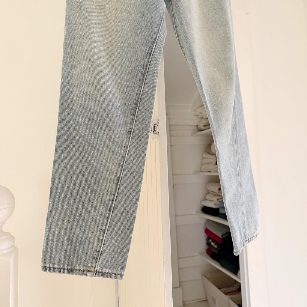 Toteme Original Twisted Seam Denim Straight Leg Jeans Size 24/30