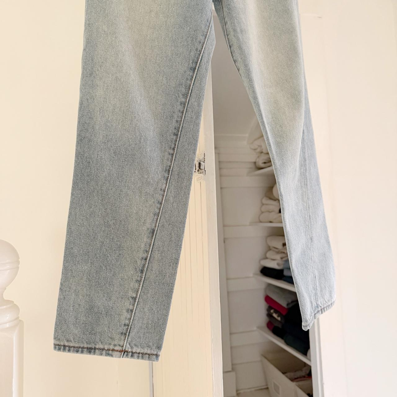 Toteme Original Twisted Seam Denim Straight Leg Jeans Size 24/30