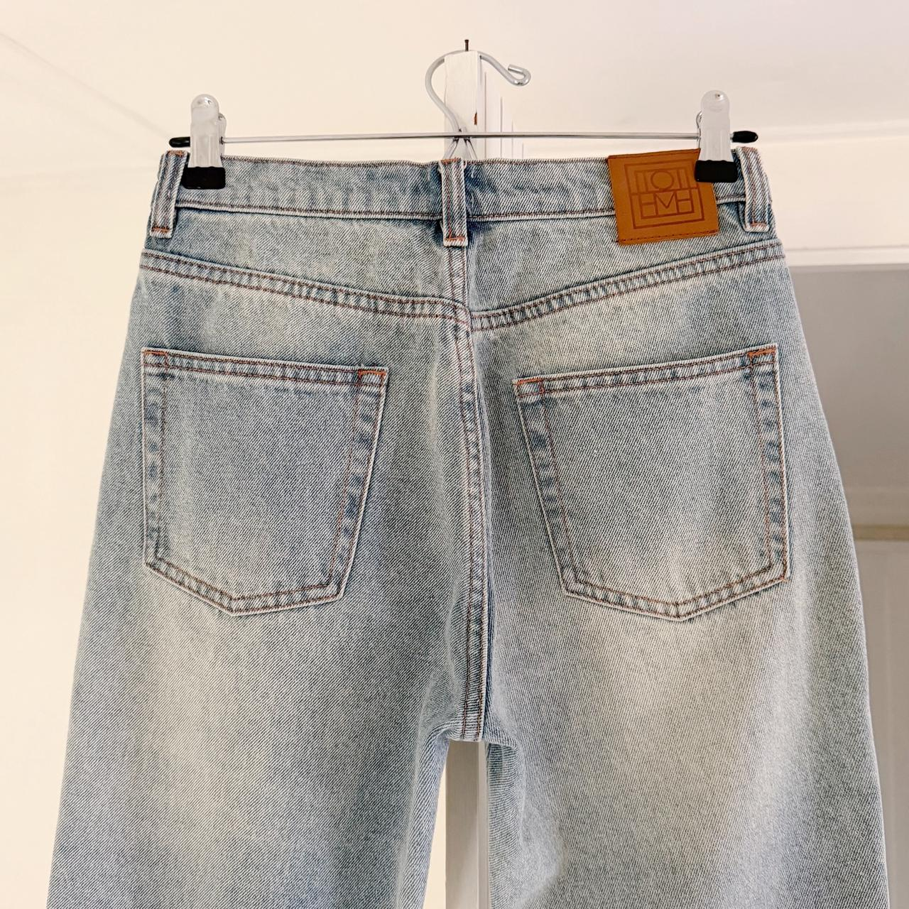 Toteme Original Twisted Seam Denim Straight Leg Jeans Size 24/30