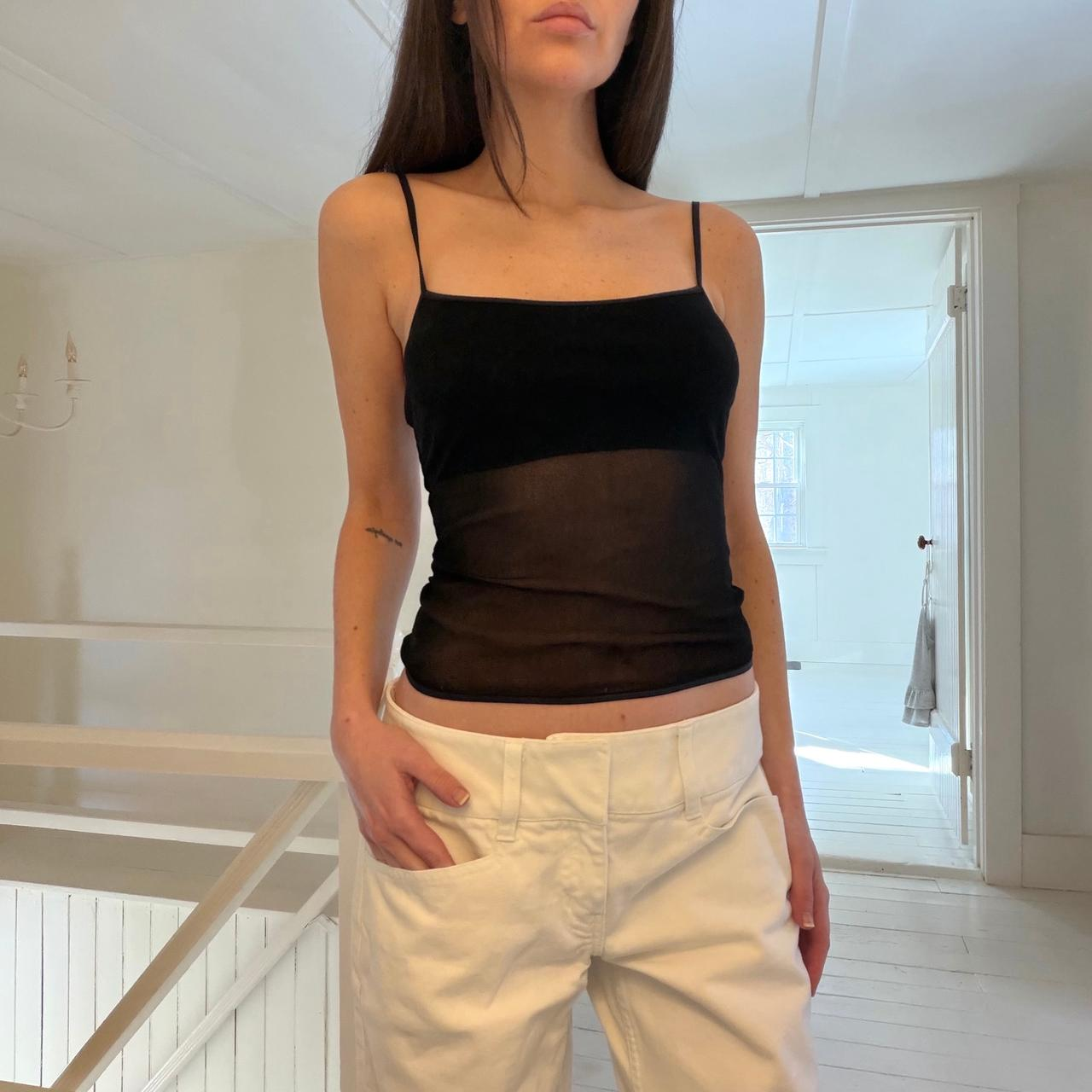 Cosabella Vintage 90s Sheer Mesh Camisole Tank Size S