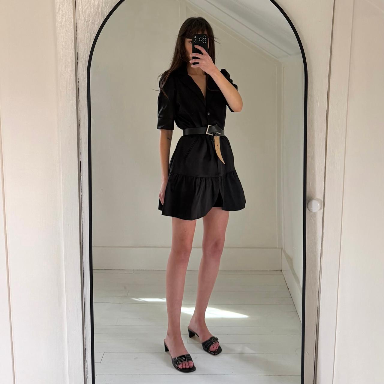 Jazmin Chebar Vintage Y2K Satin Blazer Mini Dress Size 3