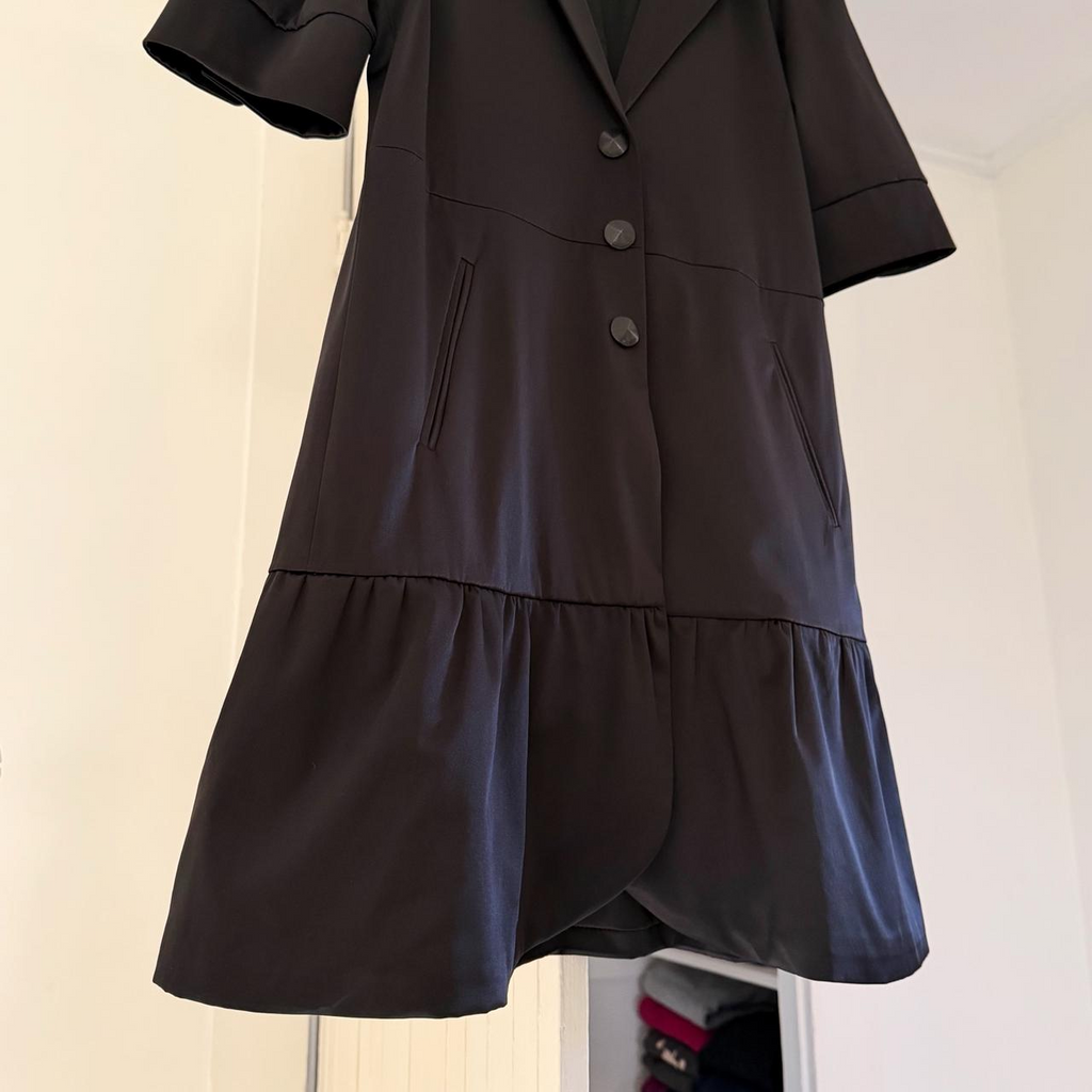 Jazmin Chebar Vintage Y2K Satin Blazer Mini Dress Size 3