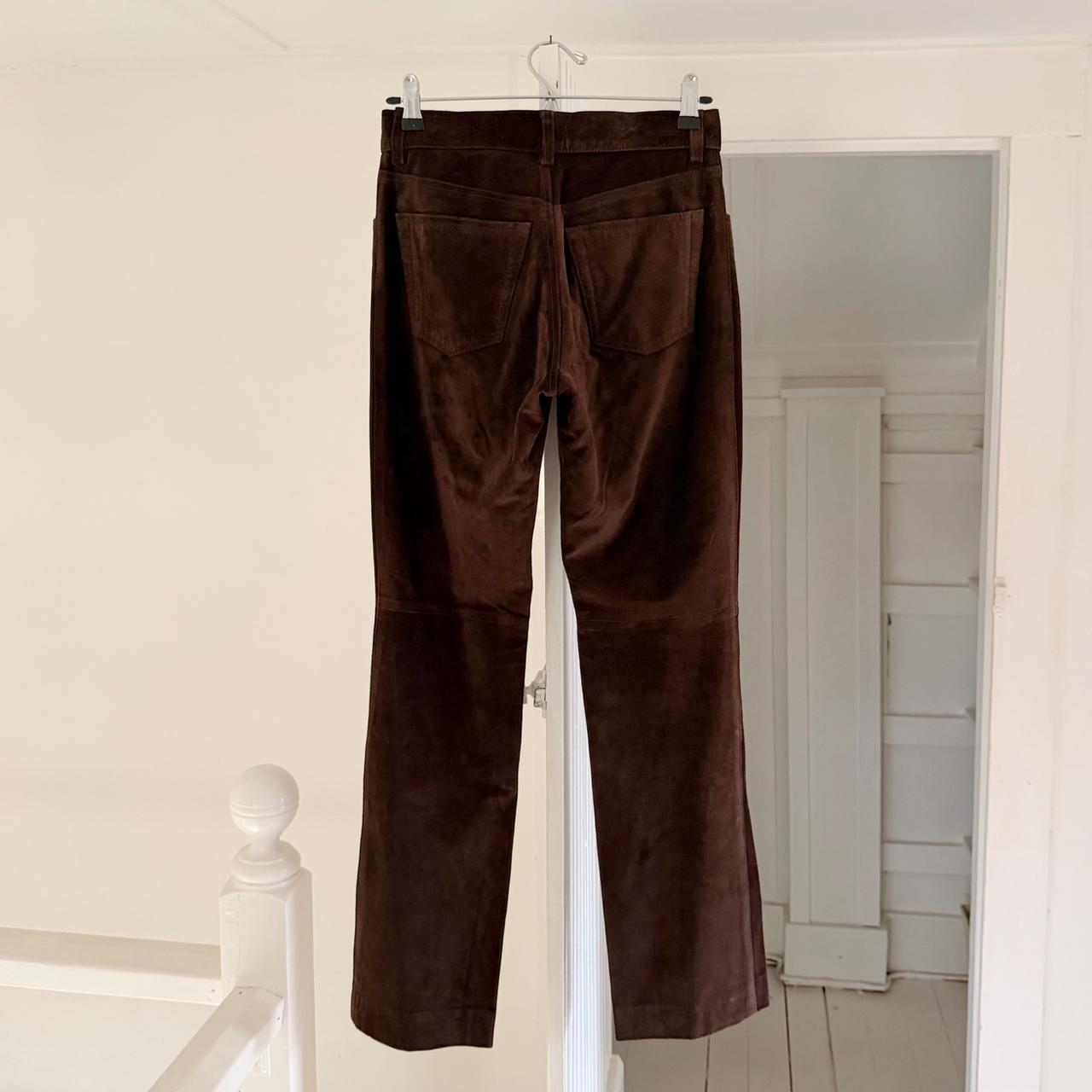 Gap Vintage 90s Leather Boot Cut Pants Size 1