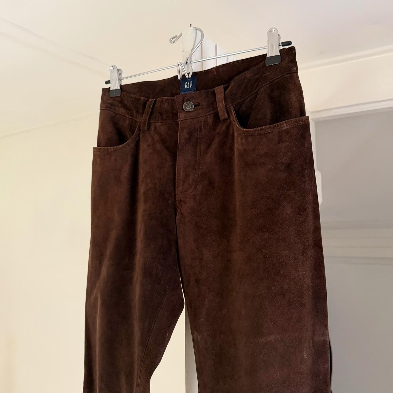 Gap Vintage 90s Leather Boot Cut Pants Size 1