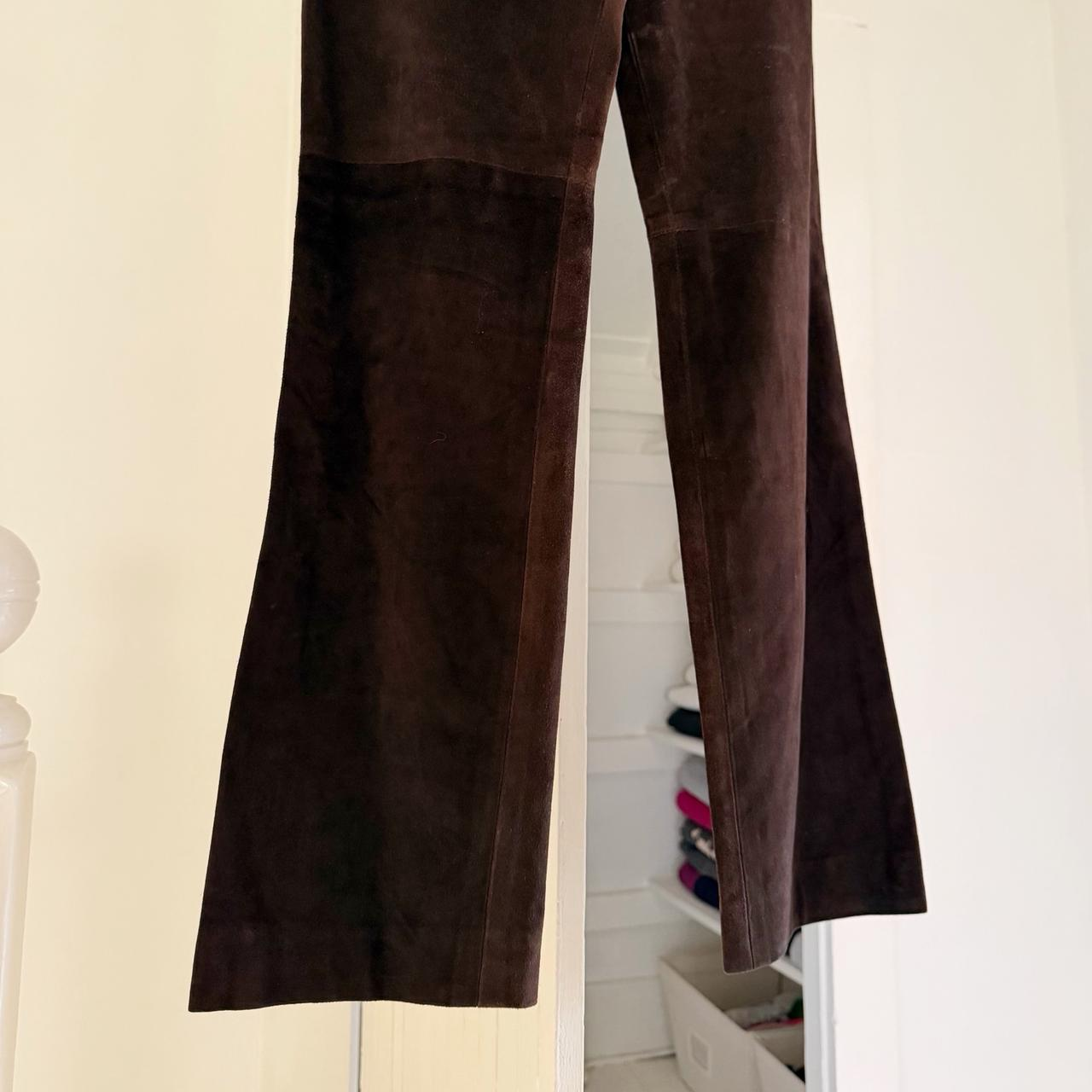 Gap Vintage 90s Leather Boot Cut Pants Size 1