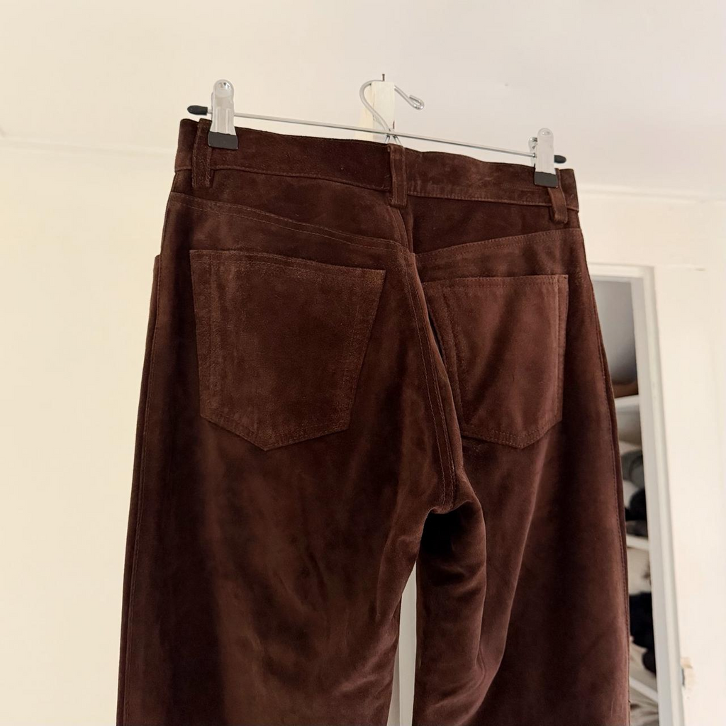 Gap Vintage 90s Leather Boot Cut Pants Size 1