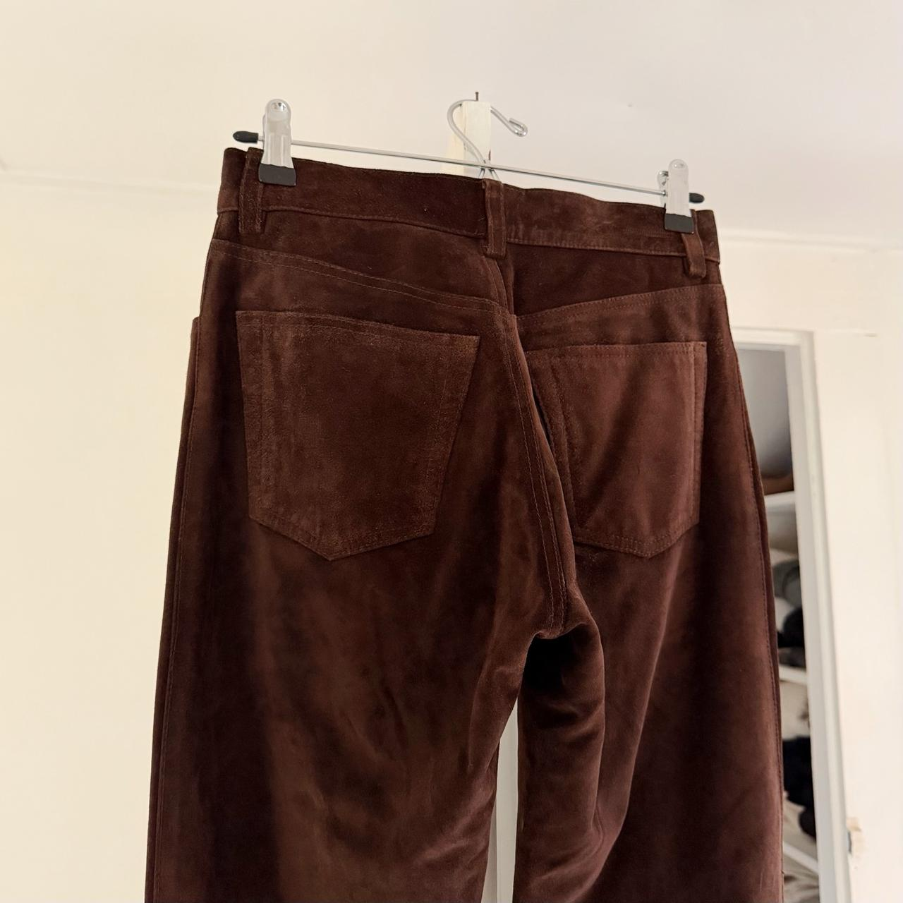 Gap Vintage 90s Leather Boot Cut Pants Size 1