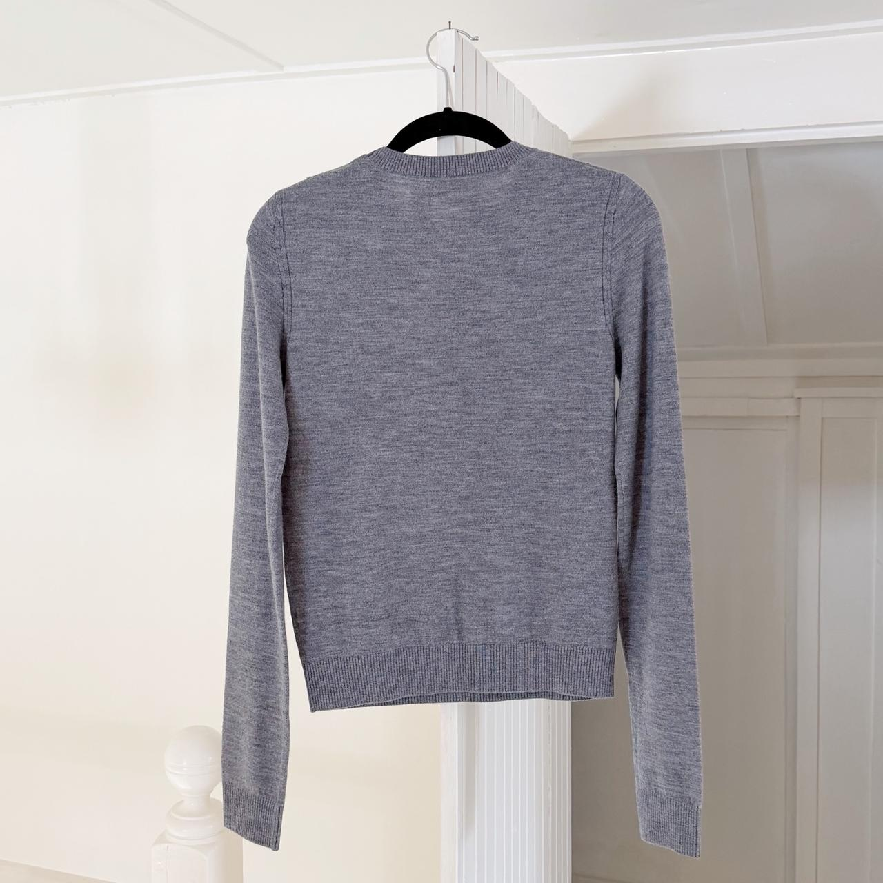 N.21 Wool Safety Pin Crystal Embellished Crewneck Sweater Size 44 NWT