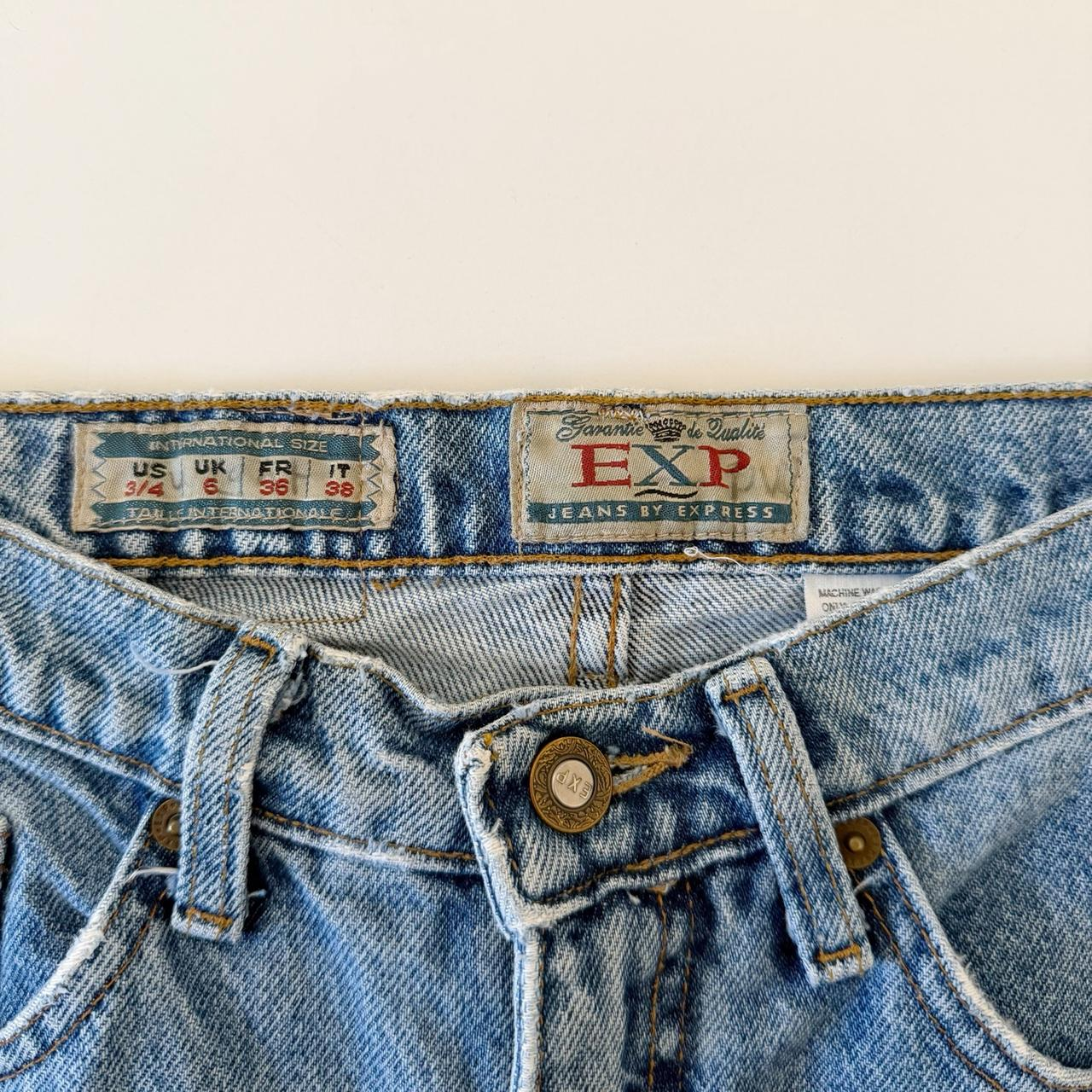 Express Vintage 90s High Rise Slim Fit Jeans Size 3/4 Petite